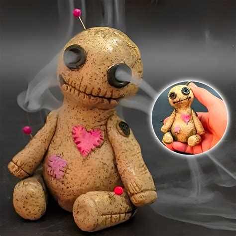 Discover the symbolism of the Voodoo Doll Incense Burner